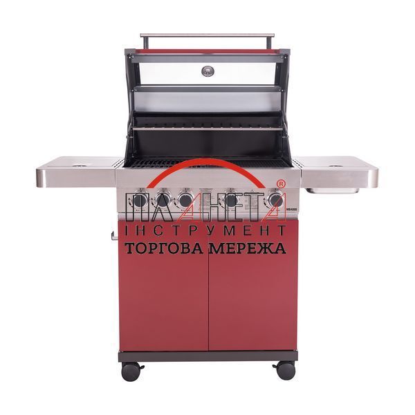 Газовий гриль Masport MB 4000, червоний (134265) 134265 фото