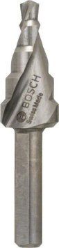 Східчасте свердло HSS, хвостовик з 3 фасками, 5 ступенів, 4-12 мм, Bosch Professional (2608597518) 2608597518 фото