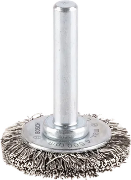 Дискова кільцева щітка PRO Stainless steel clean, прямий хвостовик, 30x0,3мм, 6мм Bosch Professional (2608622119) 2608622119 фото