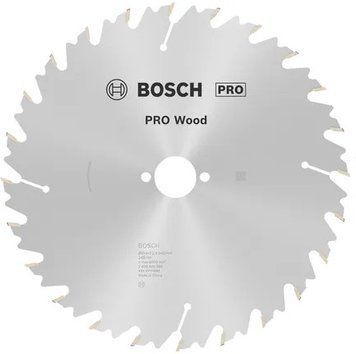 Циркулярне пиляльне полотно, диск Wood Speedline Corded Bosch Professional для настільних пилок з розширювальними прорізами, 250x30x2,2-3,2 мм, 24Т (2608640680) 2608640680 фото