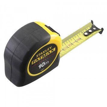 Рулетка вимірювальна FatMax Blade Armor довжина 10 м, ширина 32 мм в корпусі з АВС-пластика STANLEY 0-33-811 0-33-811 фото