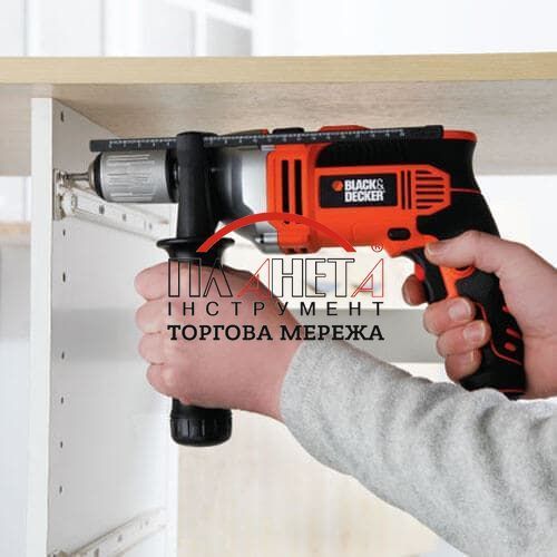 Ударний дриль BLACK+DECKER BDK700K BDK700K фото