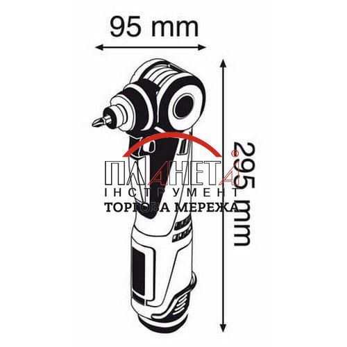 Акумуляторний кутовий шуруповерт BOSCH GWI 12V-5 Professional 2 Ач 0601360U0D 0601360U0D фото