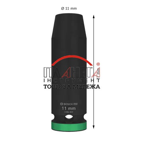Ударна торцева головка Bosch PRO Deep 1/2", 11 мм (2608003045) 2608003045 фото