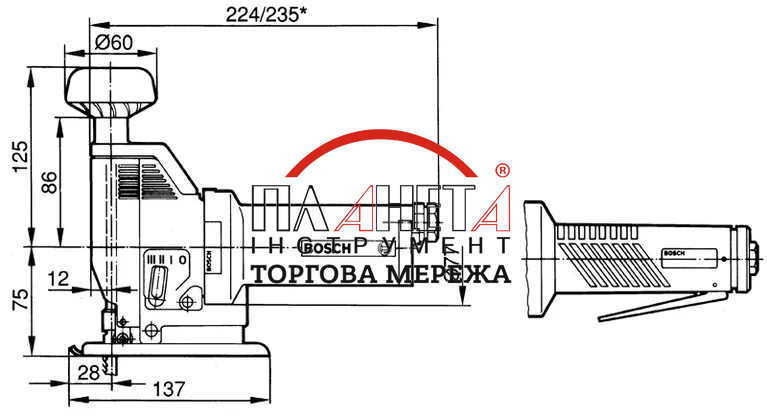 Лобзик пневматический Bosch Professional (0607561116) 0607561116 фото