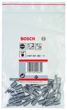 Насадка біта BOSCH Extra Hard S 0,6x4,5, 25 мм 25 шт. 2607001460 фото