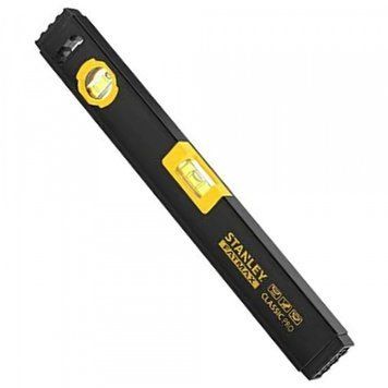Рівень FatMax WATERFIT CLASSIC PRO алюмінієвий довжиною 400 мм з двома капсулами STANLEY (FMHT42553-1) FMHT42553-1 фото