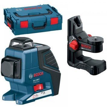 Лазерний нівелір Bosch GLL 2-80 P + BM1(NEW) + L-BOXX (2 х 360&deg;) 0601063208 фото