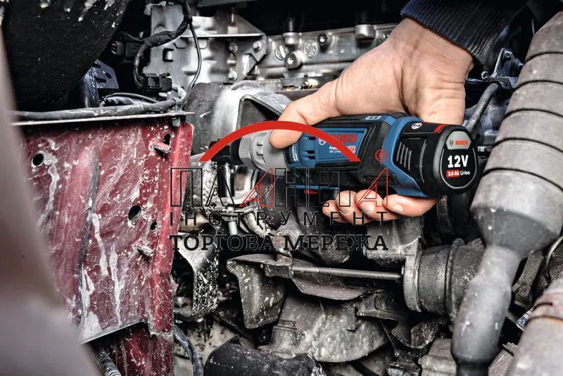 Акумуляторна викрутка з храповиком GRC 12V-60 3/8 SN Bosch Professional без акб та зп (06019N8301) 06019N8301 фото