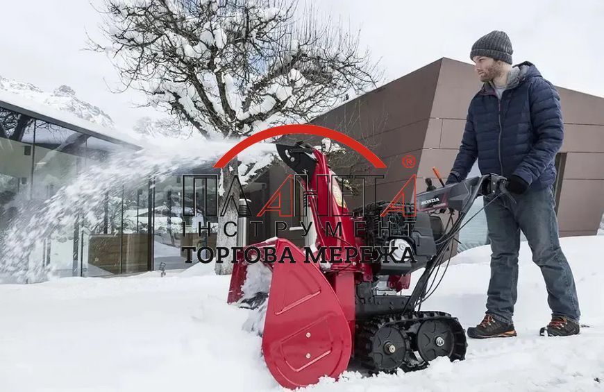 Снігоприбирач бензиновий гусенечний самохідний Honda HSS970A ETD (HSS970A) HSS970A фото