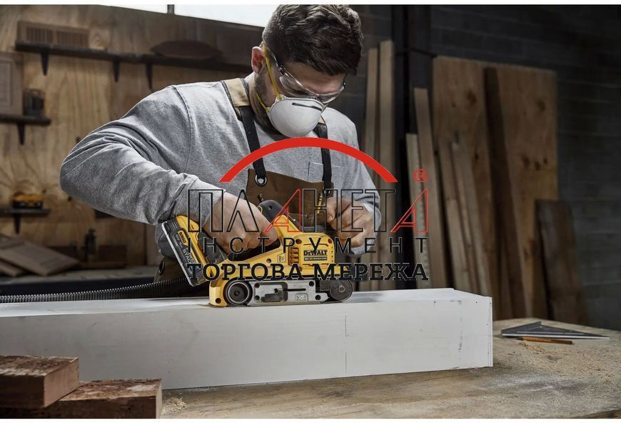 Шліфмашина стрічкова акумуляторна безщіткова DeWALT DCW220NT DCW220NT фото