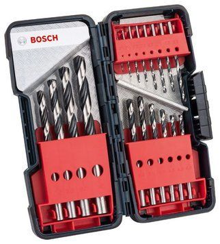 Набір свердл HSS PointTeQ 18 шт ToughBox D1-10 BOSCH 2608577350 фото