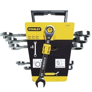 Набір ключів комбінованих з тріскачкою MaxiDrive Plus STANLEY 4-89-907 фото