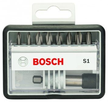 Набір біт для шуруповертів BOSCH Robust Line S PH, Extra Hard 9 шт. 2607002560 фото