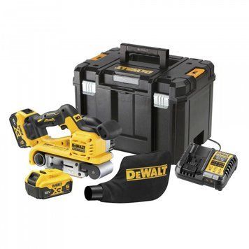 Шліфмашина стрічкова акумуляторна безщіткова DeWALT DCW220P2 DCW220P2 фото