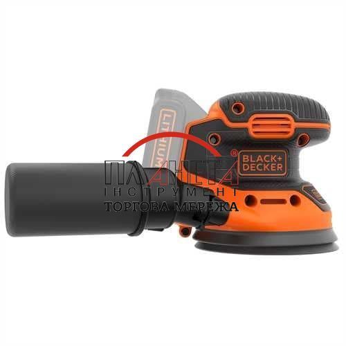 Шліфмашина ексцентрикова акумуляторна BLACK+DECKER BDCROS18N BDCROS18N фото