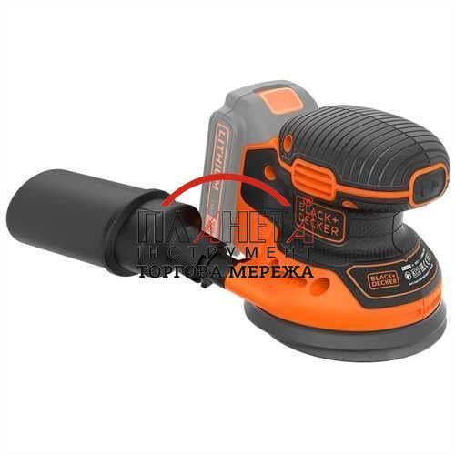 Шліфмашина ексцентрикова акумуляторна BLACK+DECKER BDCROS18N BDCROS18N фото