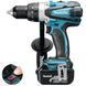 Акумуляторний дриль-шуруповерт Makita DDF458 + бур для льоду DDF458Z196693-0P-81072 фото 2