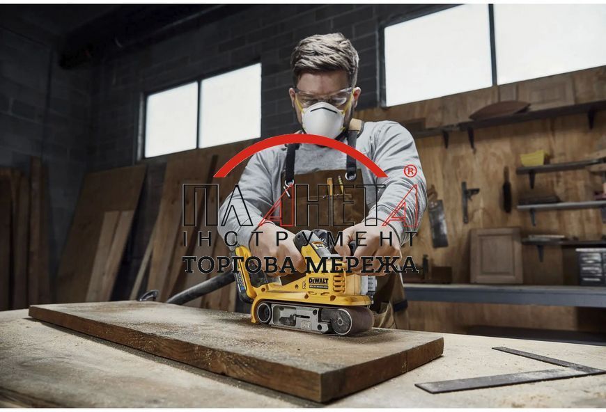 Шліфмашина стрічкова акумуляторна безщіткова DeWALT DCW220P2 DCW220P2 фото