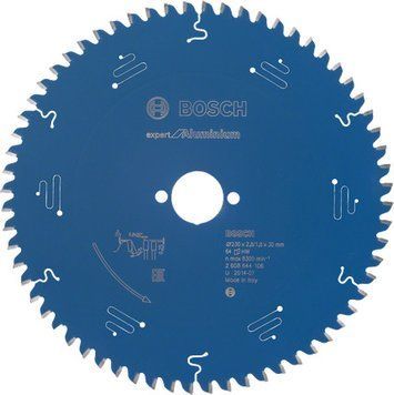 Пиляльний диск Bosch Professional Expert for Aluminium для мережевих ручних циркулярних пилок, 230x30x2.8, 64T (2608644106) 2608644106 фото