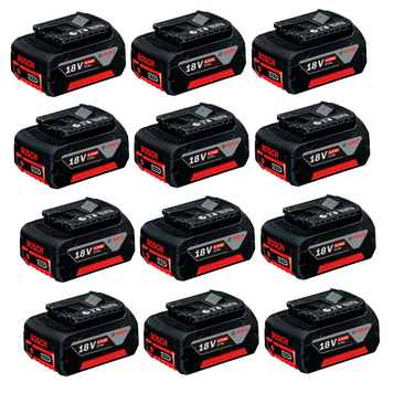 Набір акумуляторів Bosch Professional Premium 18V 5,0Ah, 12 шт (0602494003) 0602494003 фото