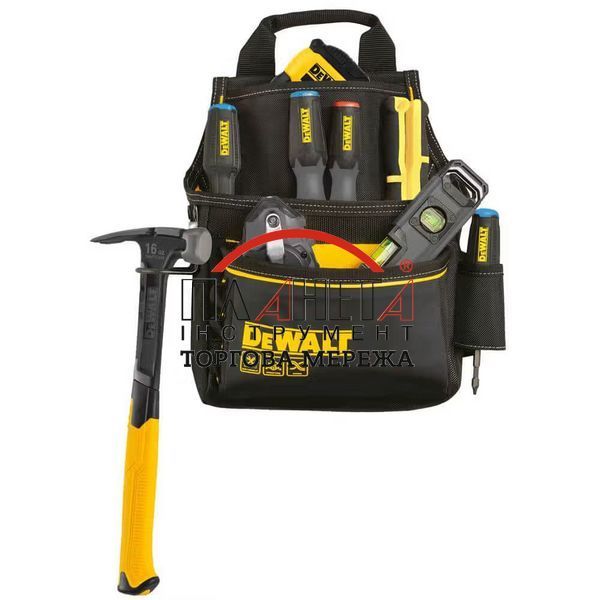 Професійна сумка для інструментів з ременем та скобою для молотка DeWALT DWST40101-1 DWST40101-1 фото