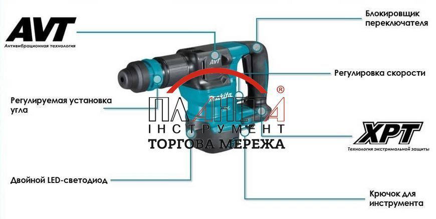 Акумуляторний відбійний молоток Makita DHK180Z DHK180Z фото