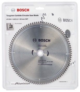 Пиляльний диск ECO ALU/Multi 254x30-96T BOSCH 2608644395 фото