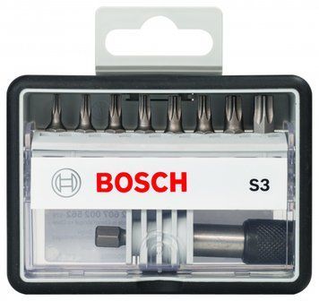Набір біт для шуруповерта BOSCH Robust Line S Т, Extra Hard 9 шт. 2607002562 фото
