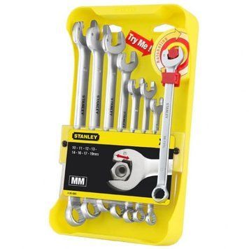 Набір ключів гайкових комбінованих Ratcheting Wrench STANLEY 4-95-660 фото