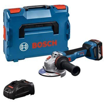 Акумуляторна кутова шліфувальна машина Bosch GWS 18V-11 S Professional L-BOXX 136 (АКБ і ЗП) 06019N4003 фото