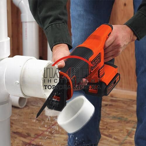Пила шабельна акумуляторна BLACK+DECKER BDCR18N BDCR18N фото