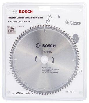 Пиляльний диск ECO ALU/Multi 254x30-80T BOSCH 2608644394 фото