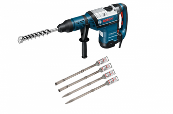 Перфоратор BOSCH GBH 8-45 DV + 4 зубила RTec 0615990J8M 0615990J8M фото
