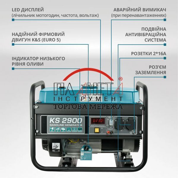 Бензиновий генератор K&ouml;nner & S&ouml;hnen KS 2900 KS2900 фото