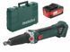 Акумуляторна пряма шліфувальна машина Metabo GA 18 LTX G 5.2 Ач 600639650 фото 2
