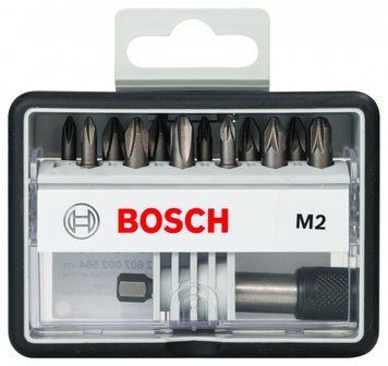 Набір біт для шуруповерта BOSCH Robust Line PH/PZ, Extra Hard 13 шт. 2607002564 фото