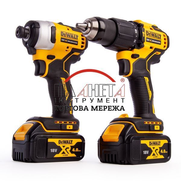 Набір із двох акумуляторних безщіткових інструментів DeWALT DCK2062L2T DCK2062L2T фото