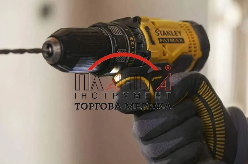 Дриль-шуруповерт ударний акумуляторний Stanley FatMax SFMCD711C2K SFMCD711C2K фото
