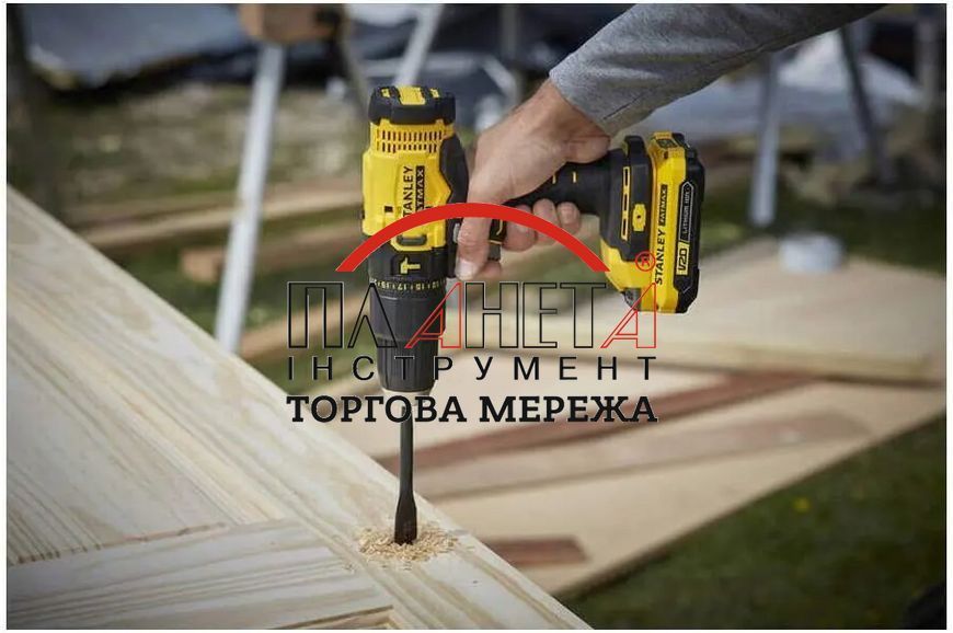 Дриль-шуруповерт ударний акумуляторний Stanley FatMax SFMCD711C2K SFMCD711C2K фото