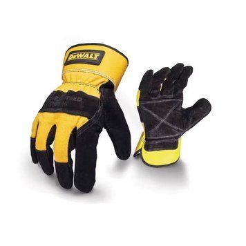 Универсальные перчатки с кожаной ладонью и пальцами DeWALT DPG41L DPG41L фото