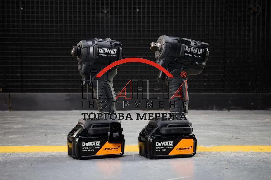 Набір з двох інструментів акумуляторних безщіткових McLaren F1 TEAM SPECIAL EDITION DeWALT DCK2224MP2T DCK2224MP2T фото