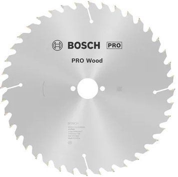 Циркулярне пиляльне полотно, диск Wood Optiline Bosch Professional для дротових ручних пилок, 250x30x2,2-3,2 мм, 40Т (2608640728) 2608640728 фото