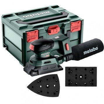 Акумуляторна вібраційна шліфувальна машина Metabo PowerMaxx SRA 12 BL каркас в кейсі, додаткова трикутна платформа без АКБ та ЗП(602036920) 602036920 фото