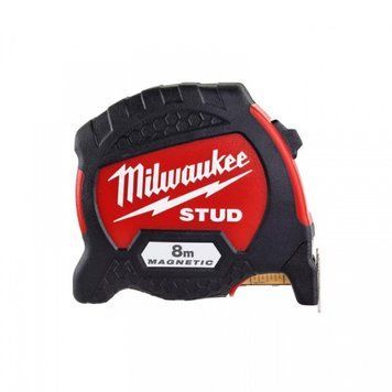 Рулетка магнітна метрична MILWAUKEE STUD, 8м (33мм) (4932471627) 4932471627 фото
