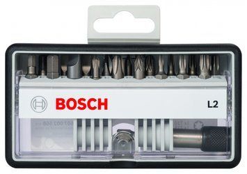 Набір біт для шуруповерта BOSCH Robust Line L PH/PZ/T/S/HEX, Extra Hard 19 шт. 2607002568 фото