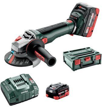 Акумуляторна кутова шліфувальна машина Metabo WB 18 LT BL 11-125 Quick 2x LiHD 5,5Ah, ASC 145, metaBOX 165 L (613054660) 613054660 фото