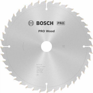 Циркулярне пиляльне полотно, диск Bosch Professional Wood для торцювальних пилок, 254x2x30 мм, OPTILINE, T40 (2608640438) 2608640438 фото