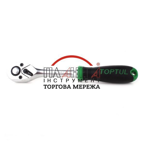 Тріскачка 3/8" 36 зубців (гумова ручка) TOPTUL (CJBG1220) CJBG1220 фото