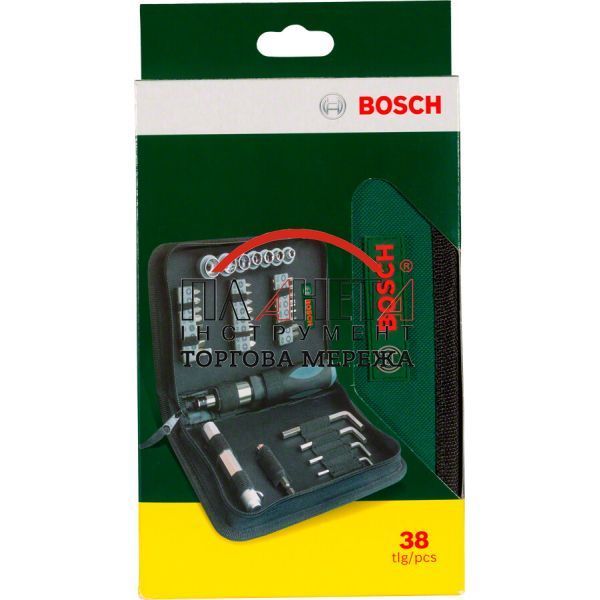 Набір приладдя Bosch для загвинчування, 38 шт (2607019506) 2607019506 фото